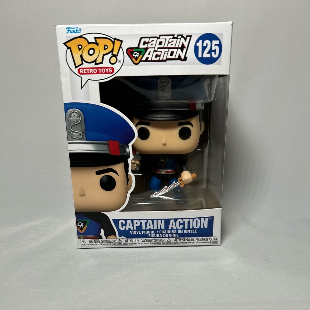 NIB Funko Pop #125, Captain Action